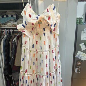 Farm rio Pineapple Midi Dress Size S